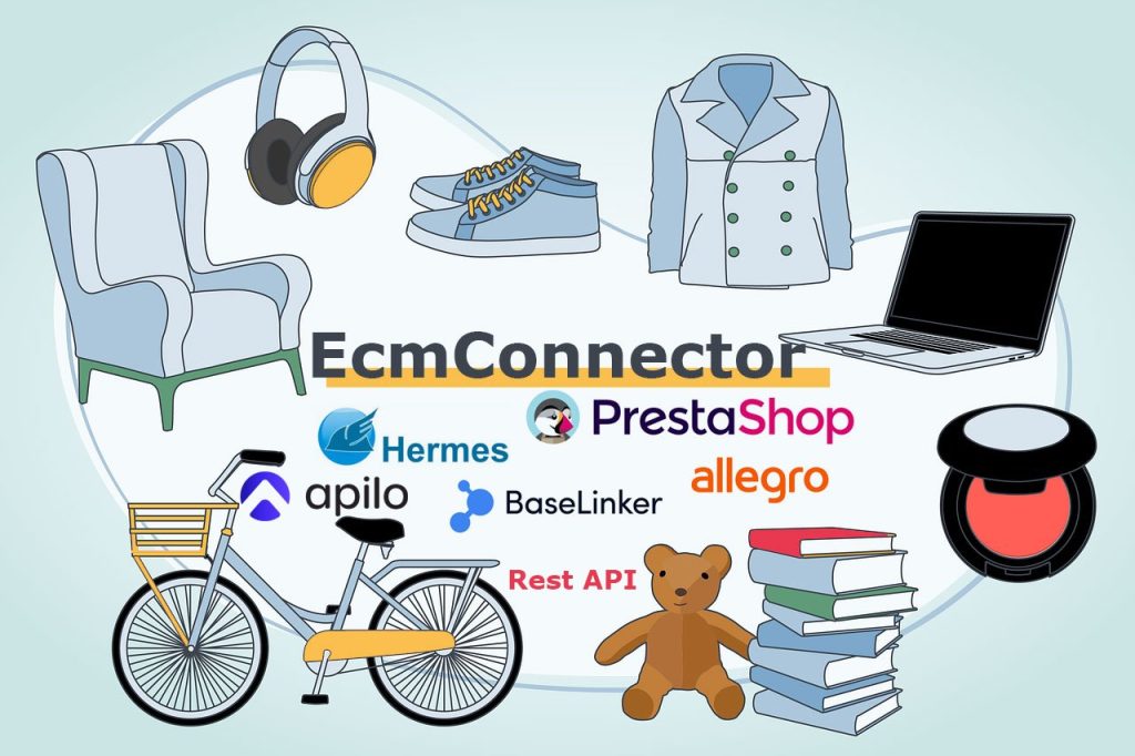 Integracje e-commerce Hermes Baselinker/Apilo/PrestaShop